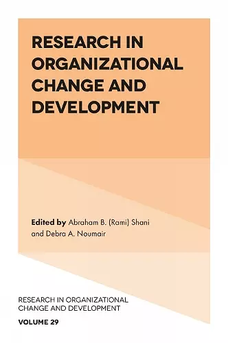 Research in Organizational Change and Development cover