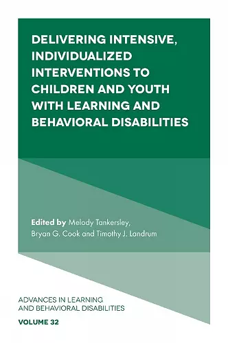 Delivering Intensive, Individualized Interventions to Children and Youth with Learning and Behavioral Disabilities cover