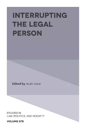 Interrupting the Legal Person cover
