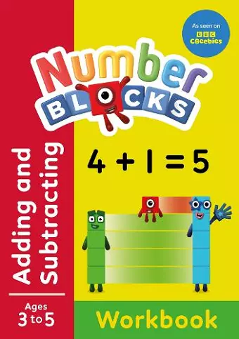 Numberblocks Adding and Subtracting (Red Level Workbook) cover