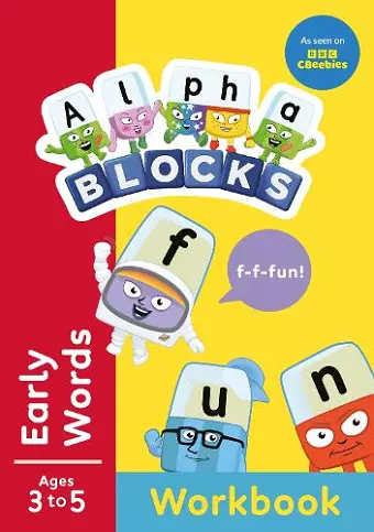 Alphablocks Early Words (Red Level Workbook) cover