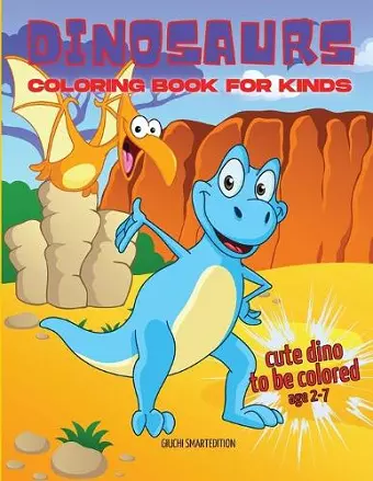 Cute Dinosaurs coloring book cover