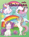 Cute Unicorns coloring book 1 cover