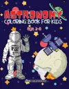 Astronomy coloring book cover