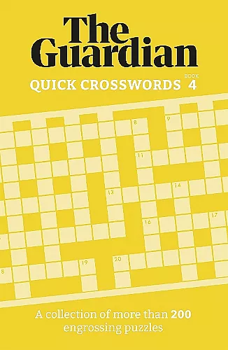 The Guardian Quick Crosswords 4 cover