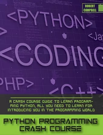 Python Programming Crash Course cover