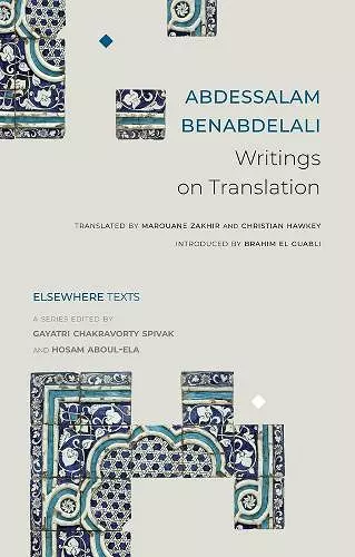 Writings on Translation cover