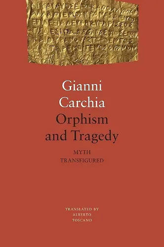 Orphism and Tragedy cover