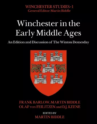 Winchester in the Early Middle Ages cover