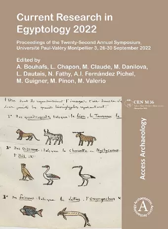 Current Research in Egyptology 2022 cover