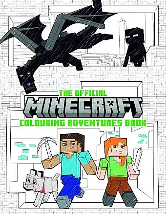 The Official Minecraft Colouring Adventures Book cover