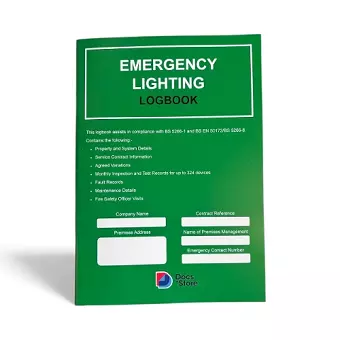 Emergency Lighting Logbook cover