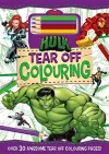 Marvel Avengers Hulk: Tear Off Colouring cover