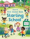 First Sticker Book Starting School cover
