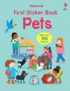 First Sticker Book Pets cover