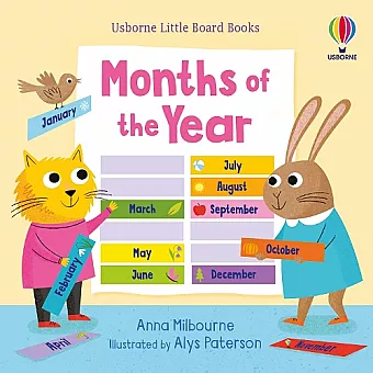Little Board Books Months of the Year cover