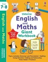 Usborne English and Maths Giant Workbook 7-8 cover