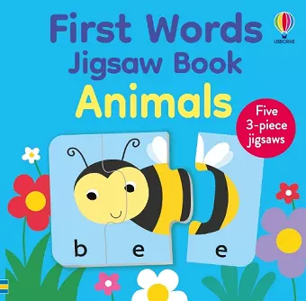 First Words Jigsaw Book: Animals cover