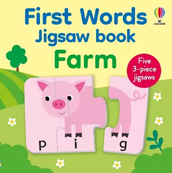 First Words Jigsaw Book: Farm cover