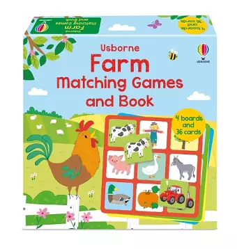 Farm Matching Games and Book cover