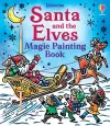 Santa and the Elves Magic Painting Book cover