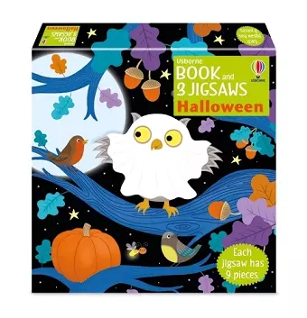 Usborne Book and 3 Jigsaws: Halloween cover