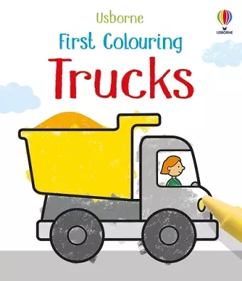 First Colouring Trucks cover