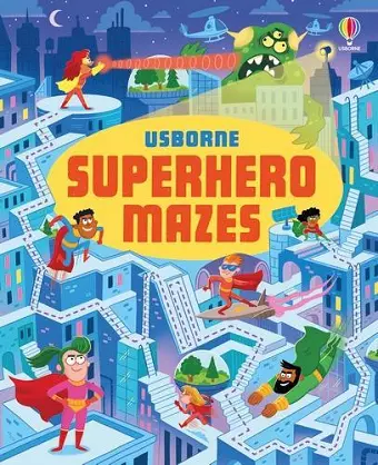 Superhero Mazes cover