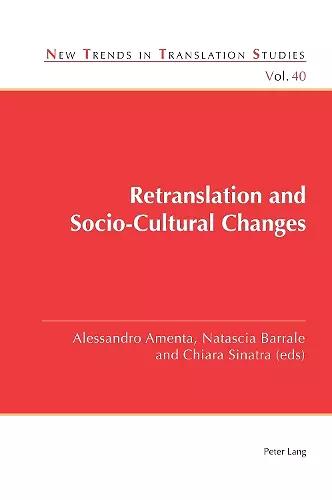 Retranslation and Socio-Cultural Changes cover