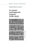 Le sonnet contemporain français (1998-2022) cover