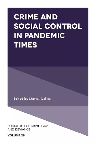 Crime and Social Control in Pandemic Times cover