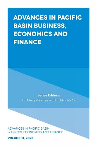 Advances in Pacific Basin Business, Economics and Finance cover