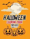 Halloween coloring book for kids ages 4 - 8 cover