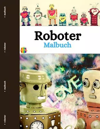 Roboter Malbuch cover