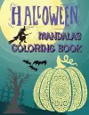 Halloween Mandalas Coloring Book cover