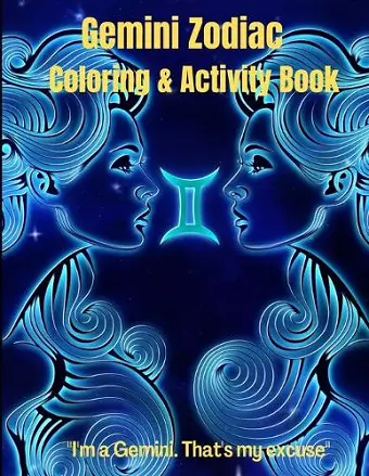 Gemini Zodiac Coloring & Activity Book cover