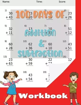 100 Days of Addition and Subtraction Workbook cover