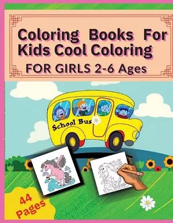 Coloring Books For Kids Cool Coloring-For Girls cover