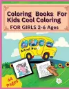 Coloring Books For Kids Cool Coloring-For Girls cover