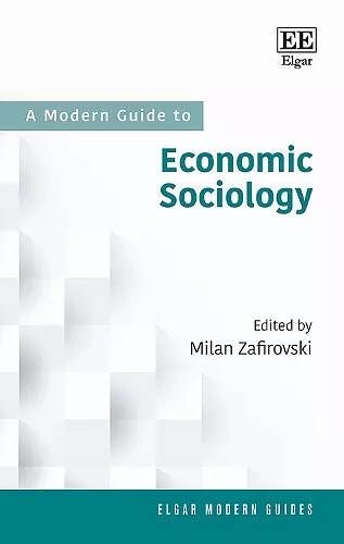 A Modern Guide to Economic Sociology cover