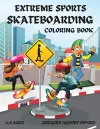 Extreme Sports Skateboarding coloring book cover