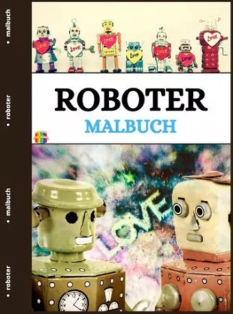 Roboter Malbuch cover