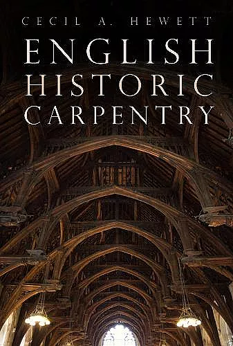 English Historic Carpentry cover