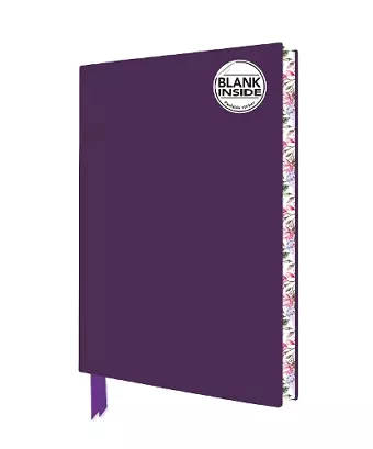 Purple Blank Artisan Notebook (Flame Tree Journals) cover