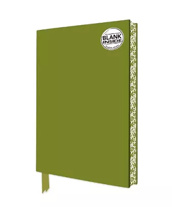 Sage Green Blank Artisan Notebook (Flame Tree Journals) cover