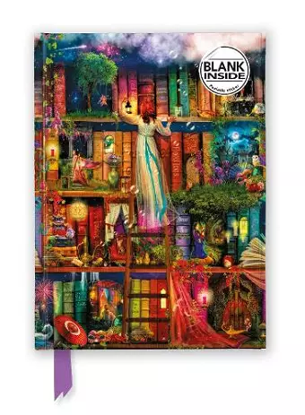 Aimee Stewart: Treasure Hunt Bookshelves (Foiled Blank Journal) cover