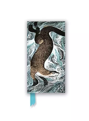 Angela Harding: Fishing Otter (Foiled Slimline Journal) cover