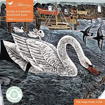 Adult Sustainable Jigsaw Puzzle Angela Harding: Southwold Swan cover