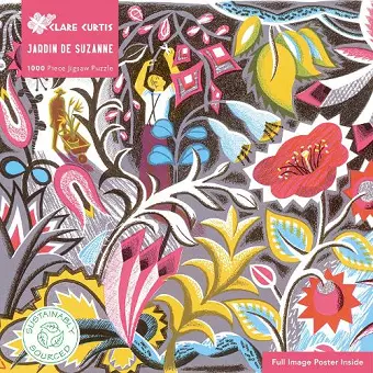 Adult Sustainable Jigsaw Puzzle Clare Curtis: Jardin de Suzanne cover