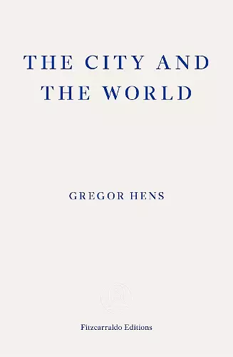 The City and the World cover